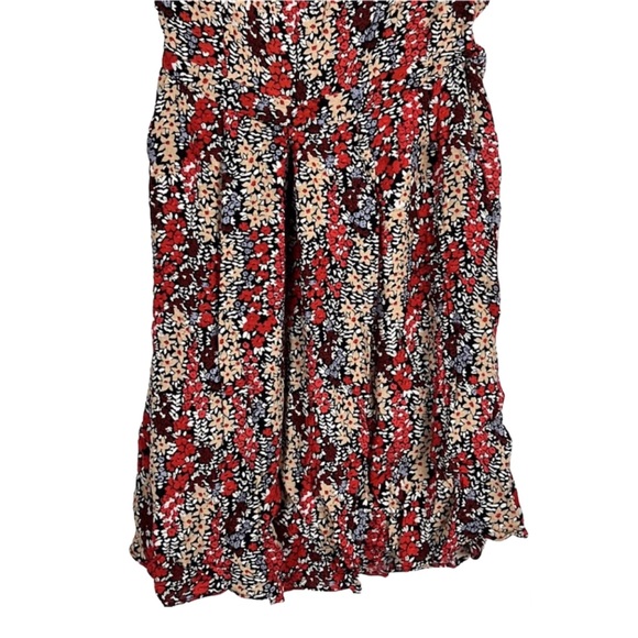 Free People Miss Right Mini Dress Floral Print Cap Sleeve Keyhole Cut Out  Sz: S - Picture 8 of 8